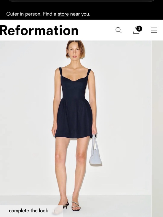 Reformation Dresses & Skirts - Reformation birdie linen Mini Dress